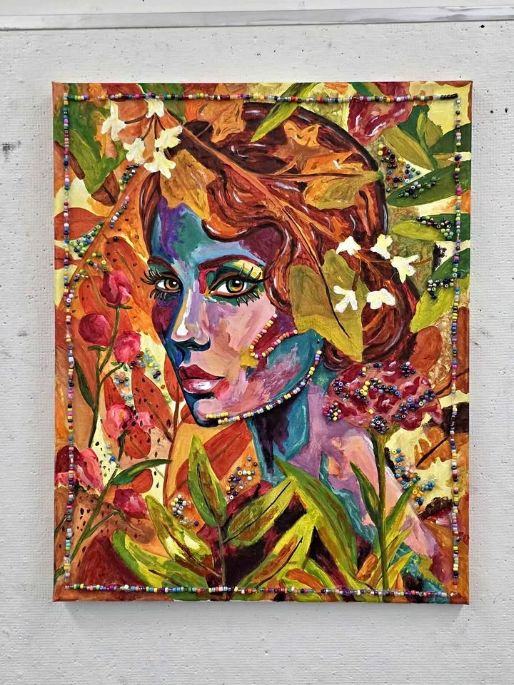 ACRYLIC PAINTING WOMAN Canvas