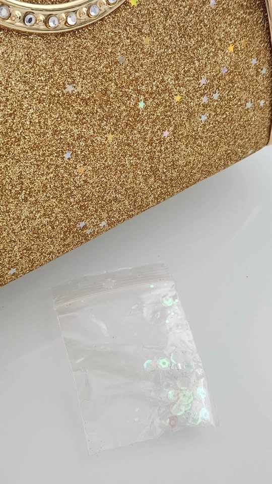 Gold Shimmer Minaudière (Evening Clutch Bag) - photo 3