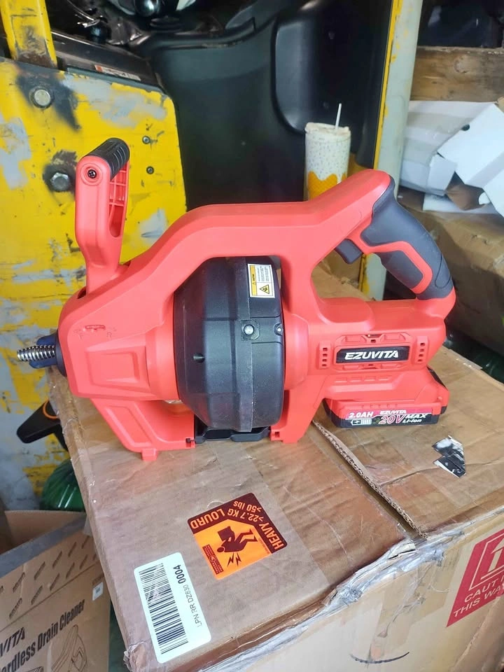 Ezuvita 20v Cordless Drain Cleaner