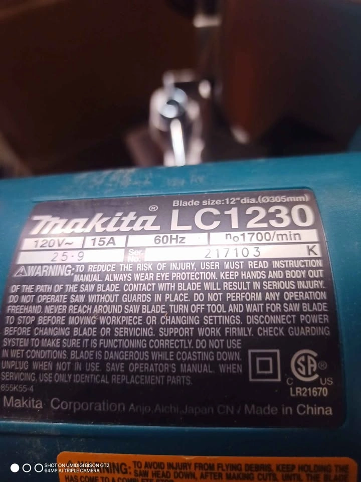 Makita 12" Dry Cut Metal Saw - photo 4