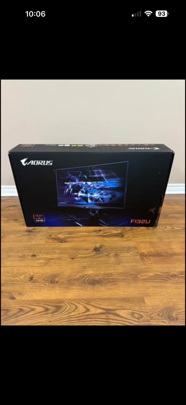 Gigabyte Aorus FI32U 32” 4K Gaming Monitor – Open Box, Like New