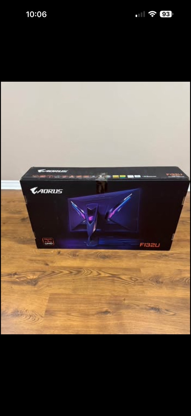 Gigabyte Aorus FI32U 32” 4K Gaming Monitor – Open Box, Like New - photo 2