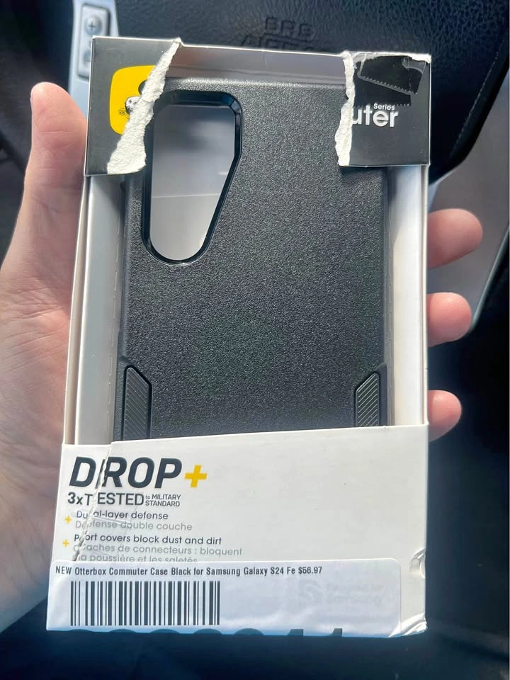 Otterbox Commuter Case for Samsung S24 Fe - Black