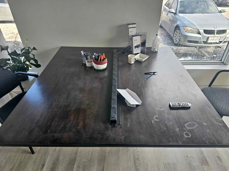 Large Office Table / Desk with Power Strip