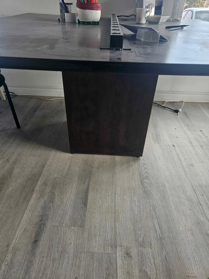 Large Office Table / Desk with Power Strip - photo 2