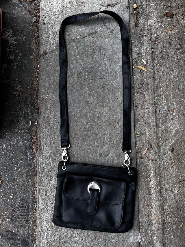 Unlisted Black Crossbody Bag
