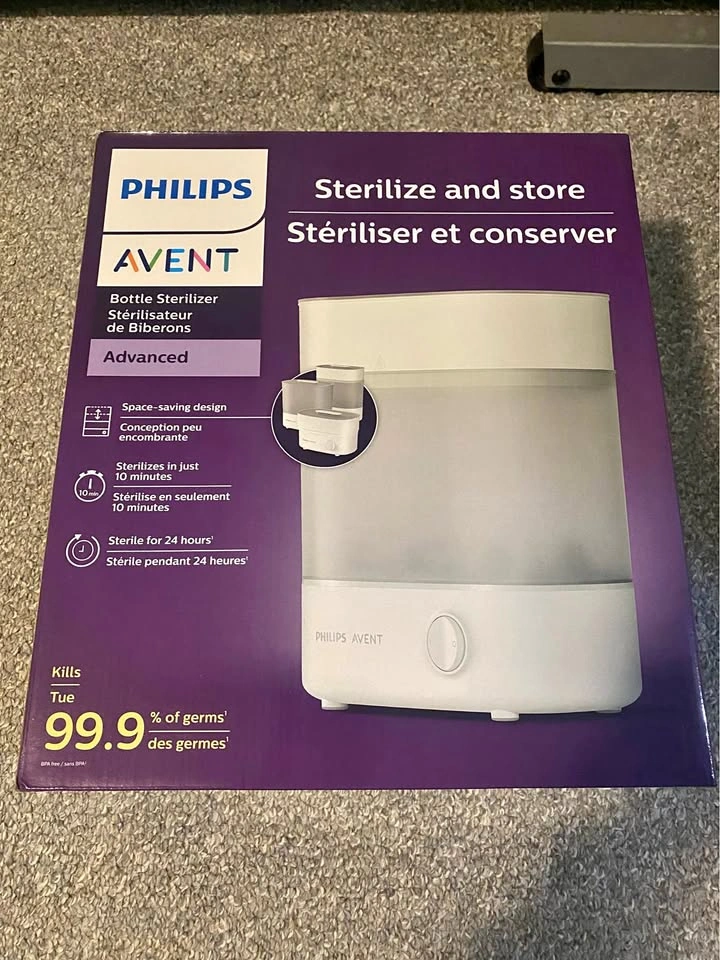 Brand new Philips bottle sterilizer