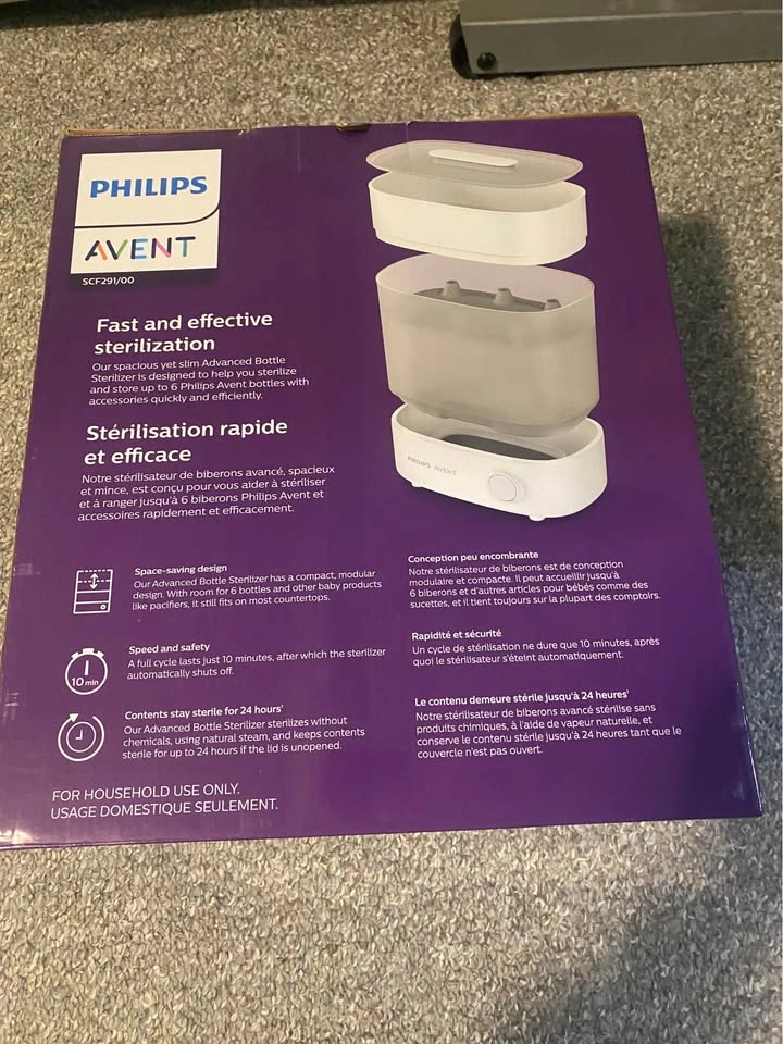 Brand new Philips bottle sterilizer - photo 2