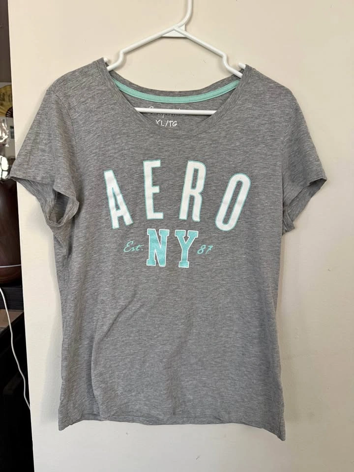 Women's Aeropostale Grey T-Shirt XL