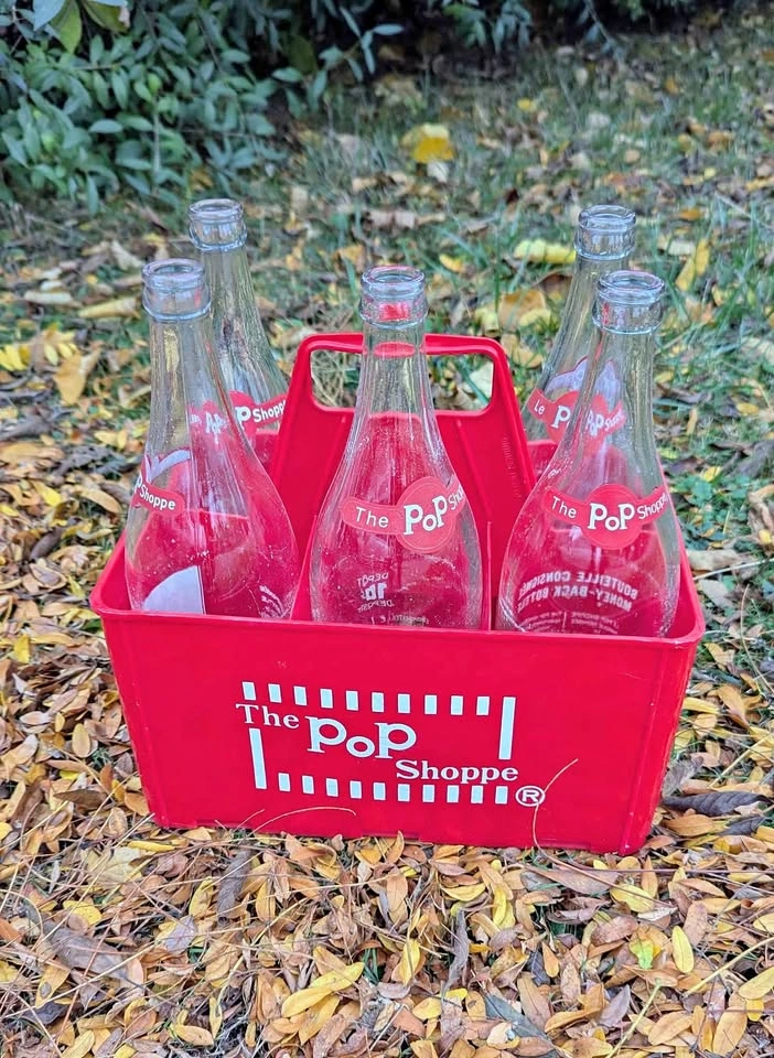 Vintage Pop Shoppe Crates & Bottles - Canadian Nostalgia