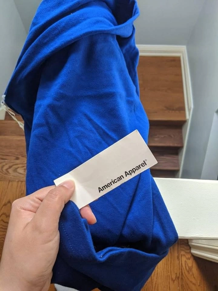 American Apparel Blue Asymmetrical Dress - photo 2