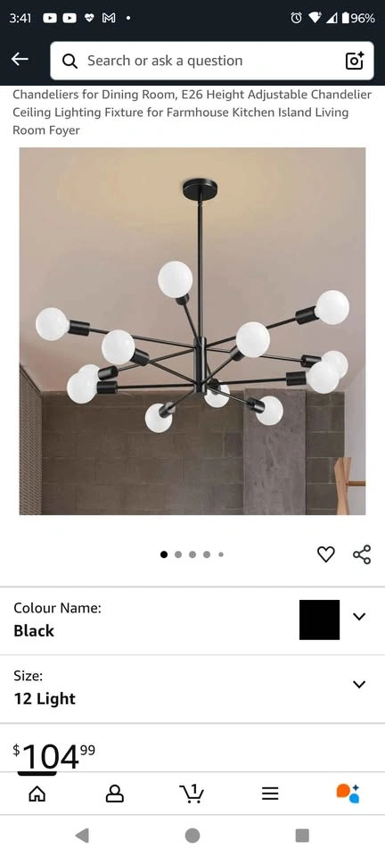 Decor Sputnik Chandelier - Bulbs Not Included - photo 4