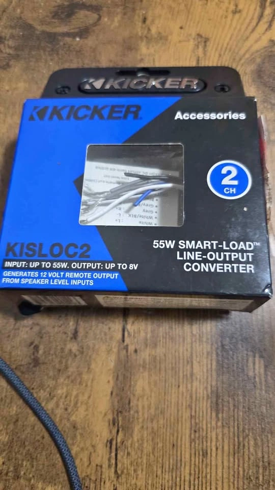 Kicker LINE-OUTPUT (subwoofer add to car)