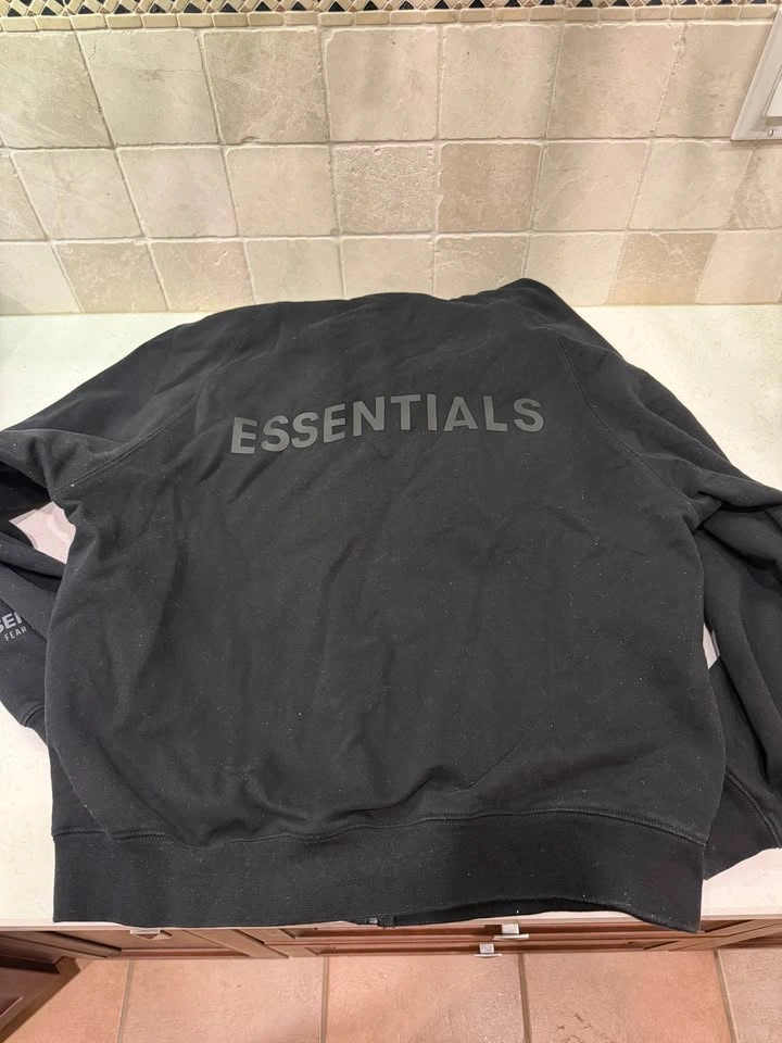 Fear of God ESSENTIALS Hoodie - Black Size S - photo 3