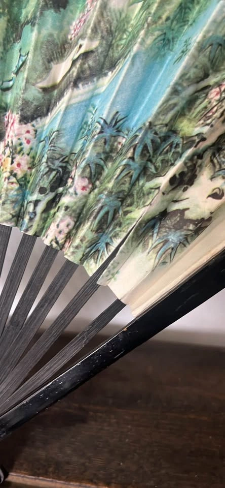 3 Decorative Folding Fans - photo 5