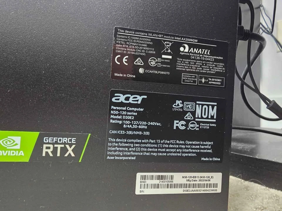 Acer Nitro N50-120 Desktop & Acer Nitro ED273 Monitor - photo 5