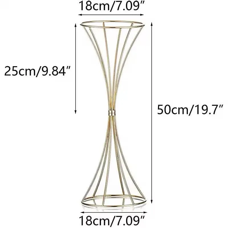 Brandnew 2 Pcs Vases for Wedding Centerpieces, Gold, 50 cm image indicator(3)