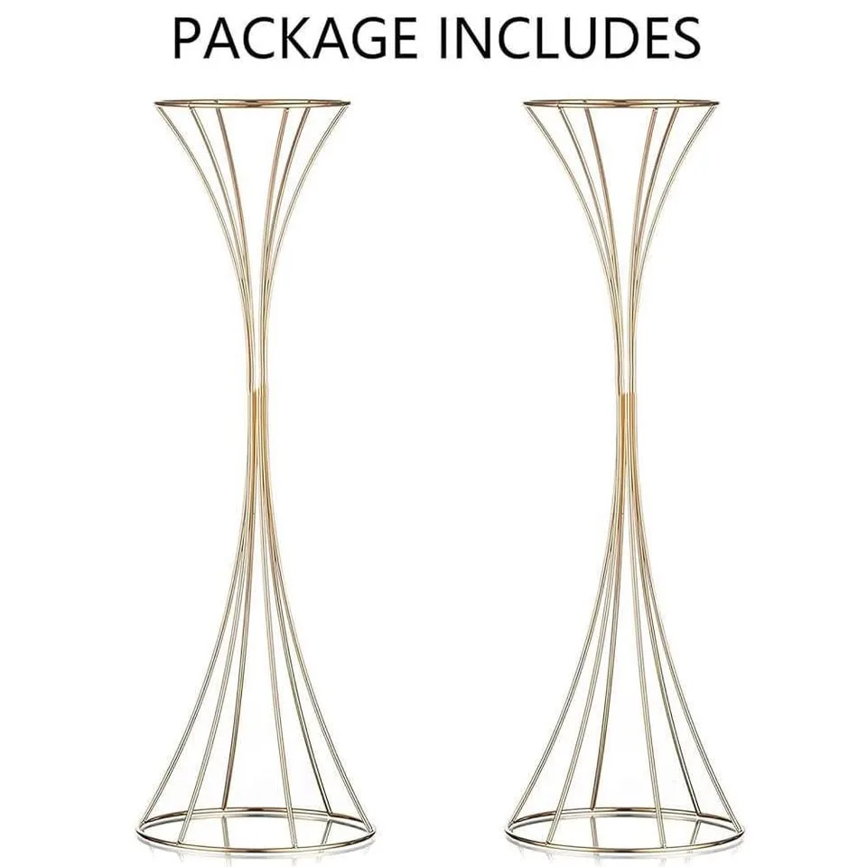 Brandnew 2 Pcs Vases for Wedding Centerpieces, Gold, 50 cm image indicator(7)