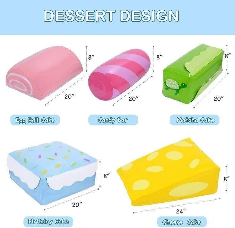 MAGIFIRE 5-Piece Inflatable Climb and Crawl Play Set image indicator(5)