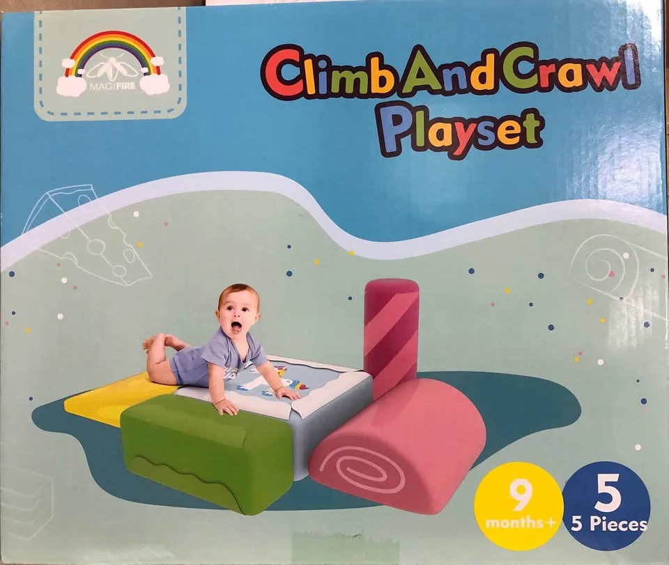 MAGIFIRE 5-Piece Inflatable Climb and Crawl Play Set image indicator(7)