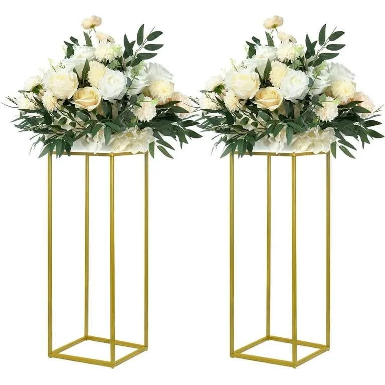 Wedding Flower Stands, Gold, 3 pcs image indicator(2)