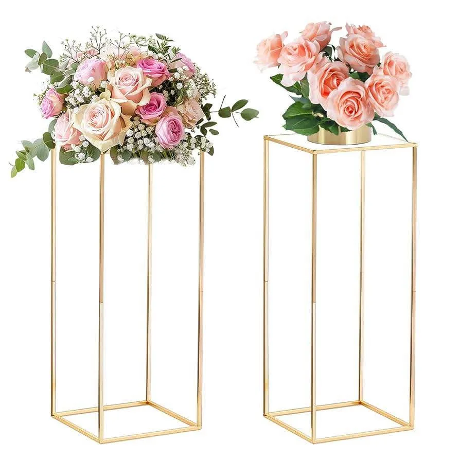 Wedding Flower Stands, Gold, 3 pcs image indicator(3)