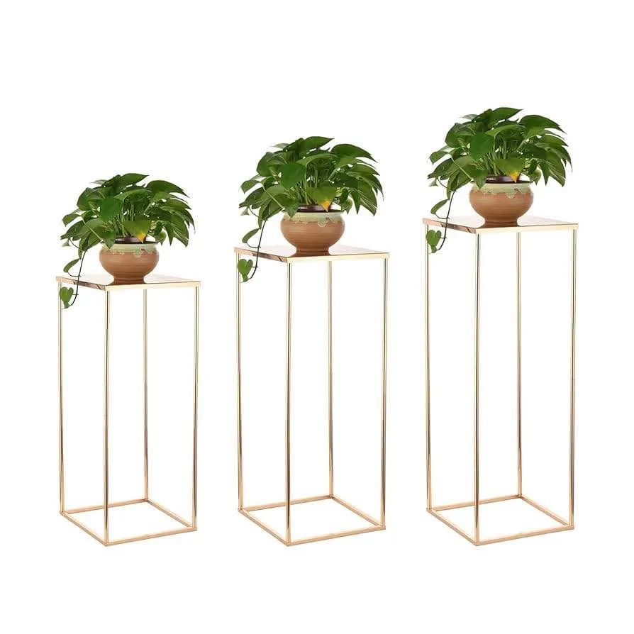 Wedding Flower Stands, Gold, 3 pcs image indicator(4)