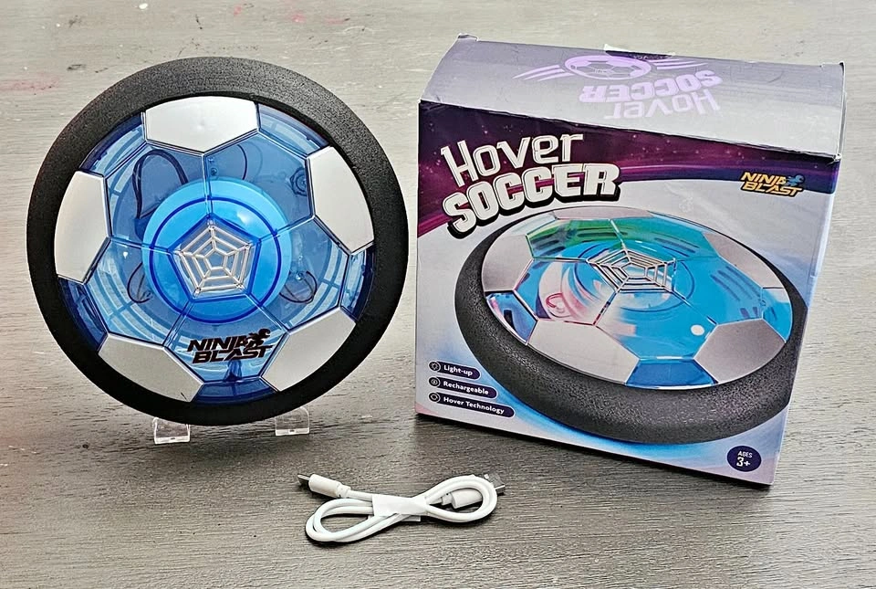 Ninja Blast Hover Soccer Ball - Indoor Air Football - Rechargeab