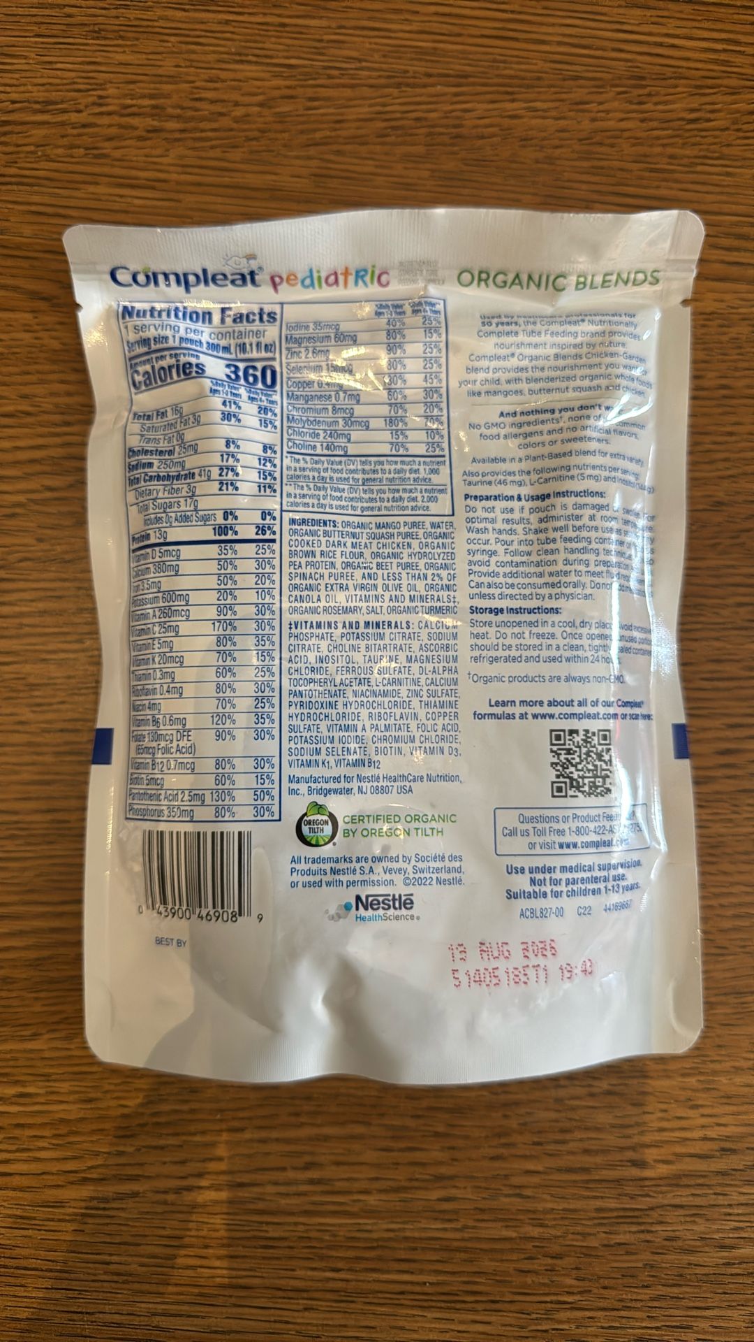 Lot Of 9 Pouches Complete Pediatric Organic Blends. - photo 3
