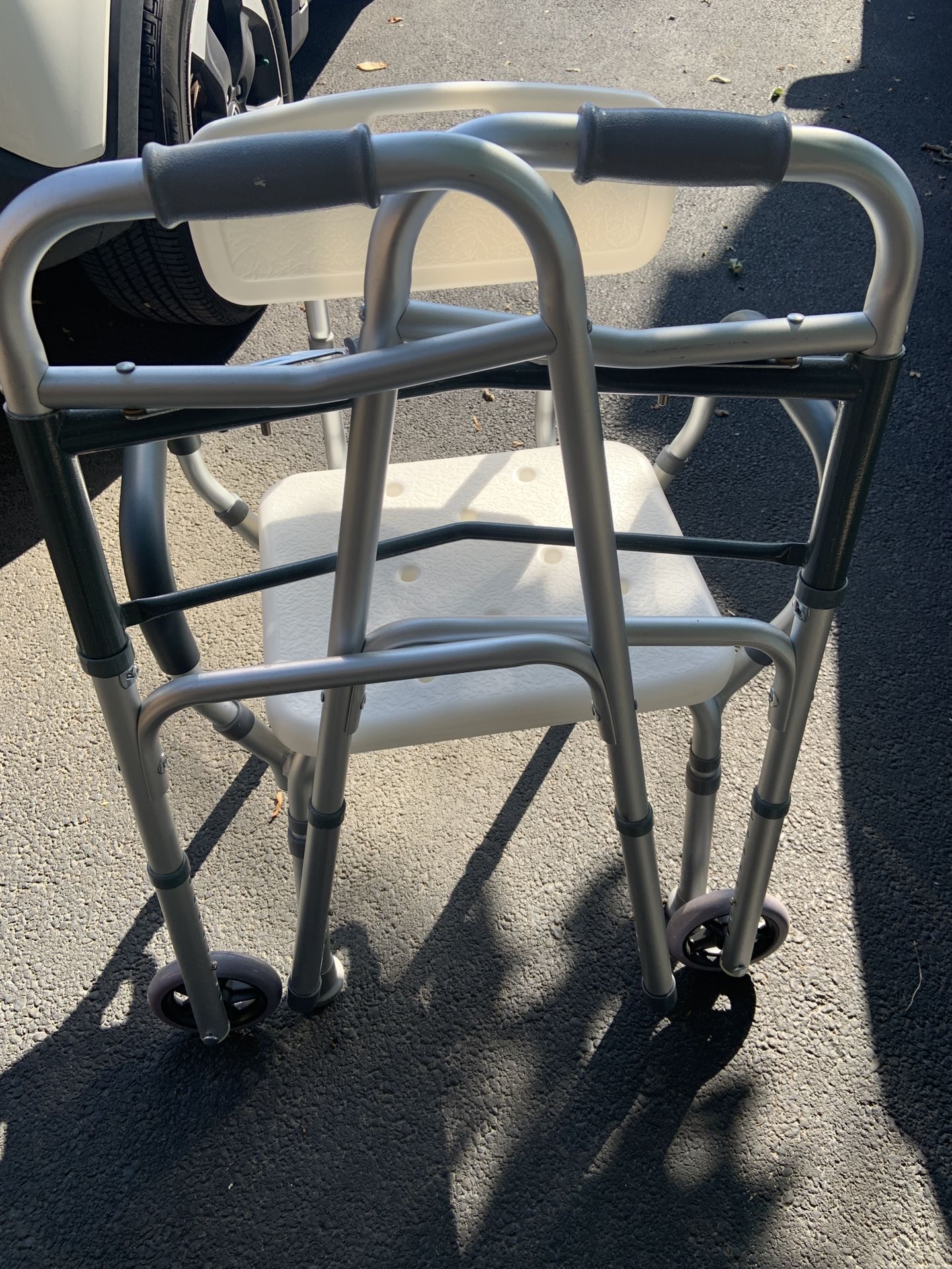 Walker And A Shower Chair