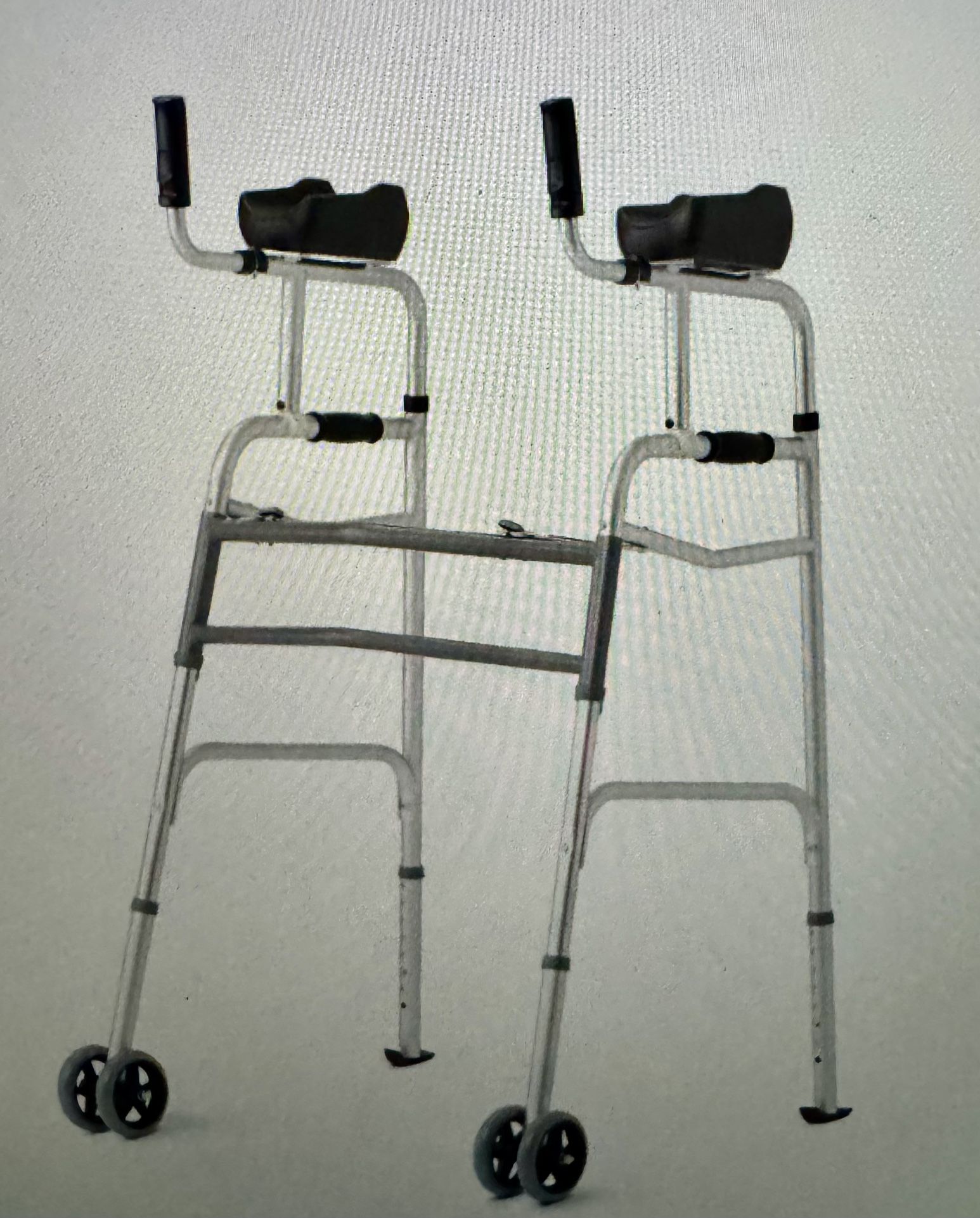 Medline Aluminum Upright Folding Walker