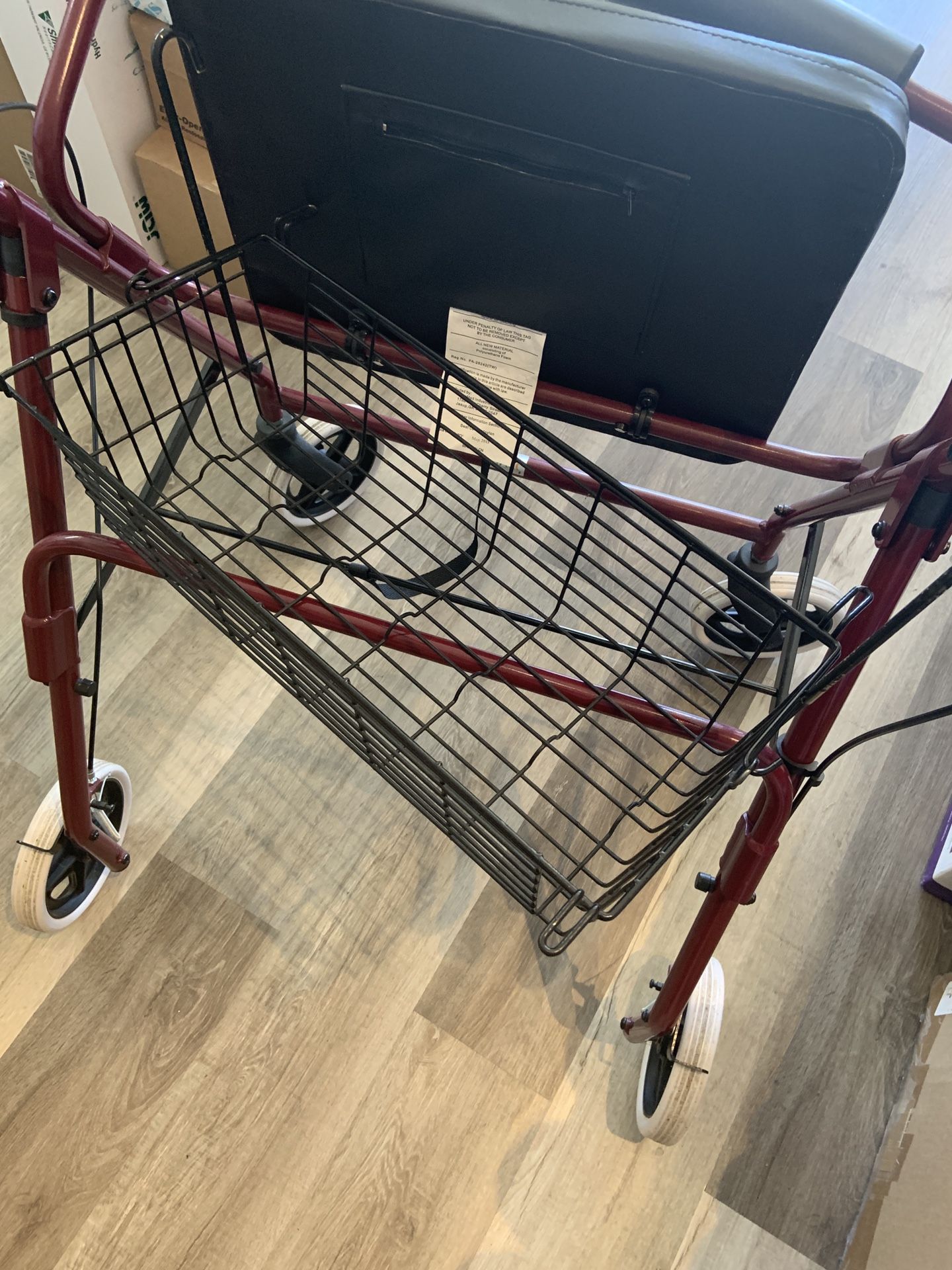 DMI Rollator Walker With Extra Wide Seat - photo 2