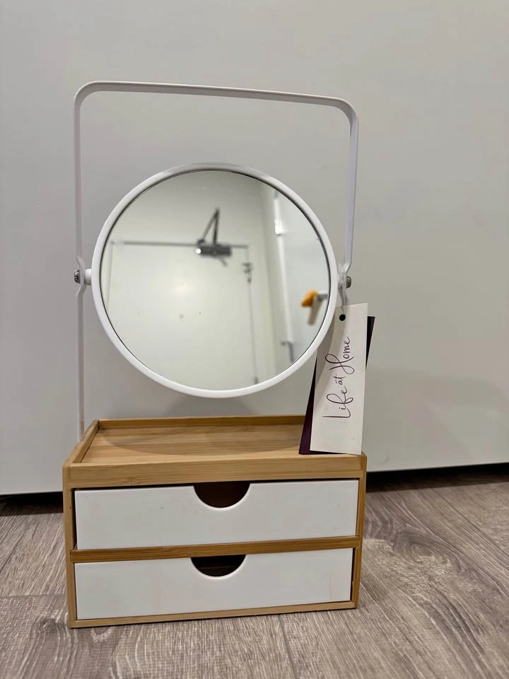 Life at Home Vanity Mirror with Storage