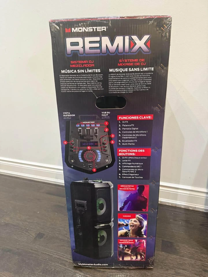 Party Speakers with Bluetooth Wireless Mic - photo 2