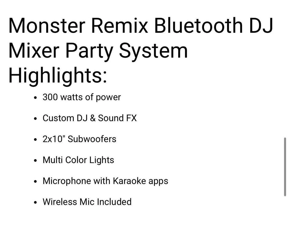 Party Speakers with Bluetooth Wireless Mic - photo 4