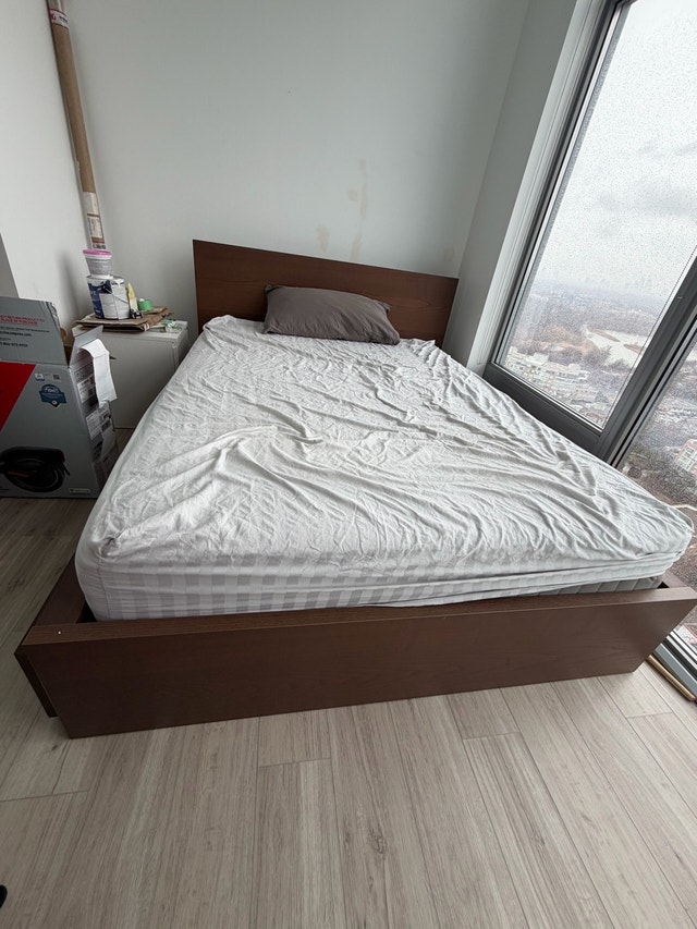 Queen Bed Frame with Drawers and Mattress - photo 5
