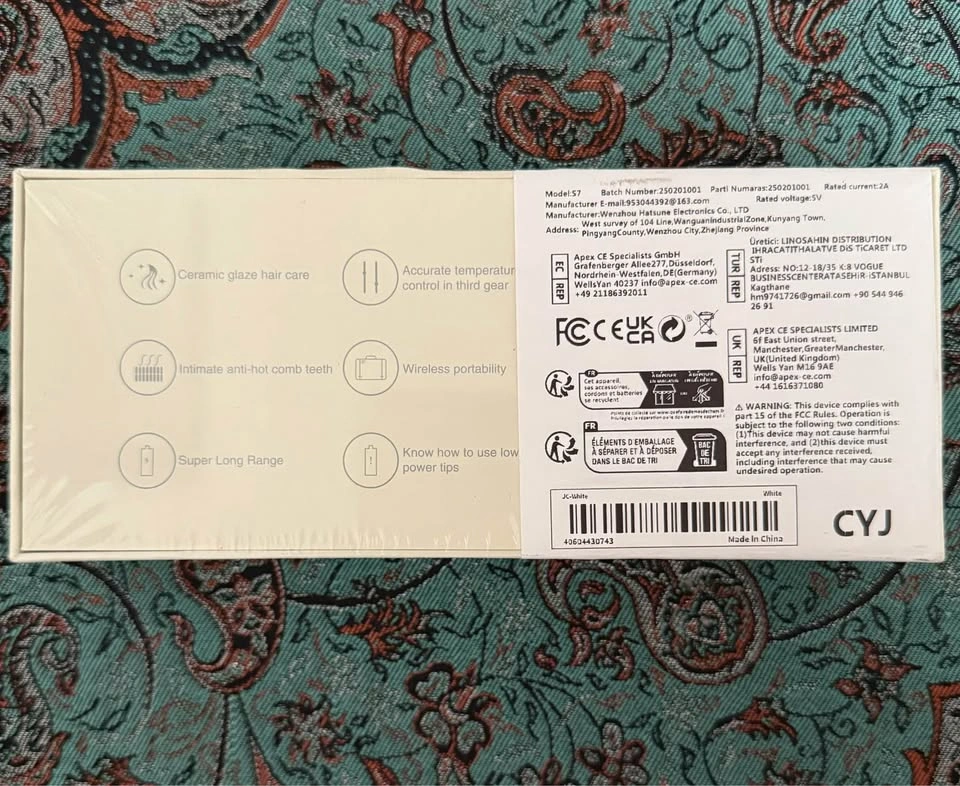 BRAND NEW Portable Wireless Straightening Comb – Your Simple Hai - photo 3