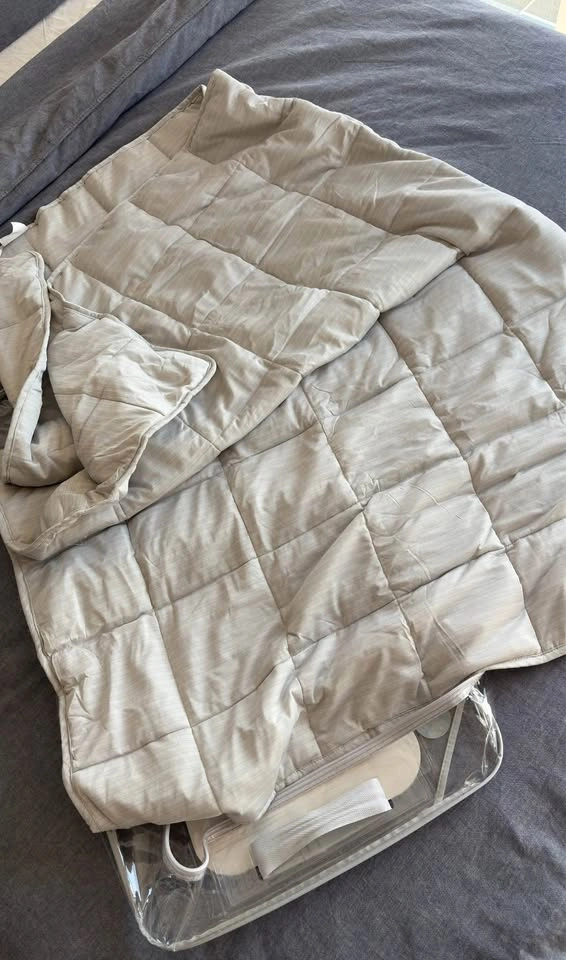 Grey weighted blanket 48x72” - photo 2