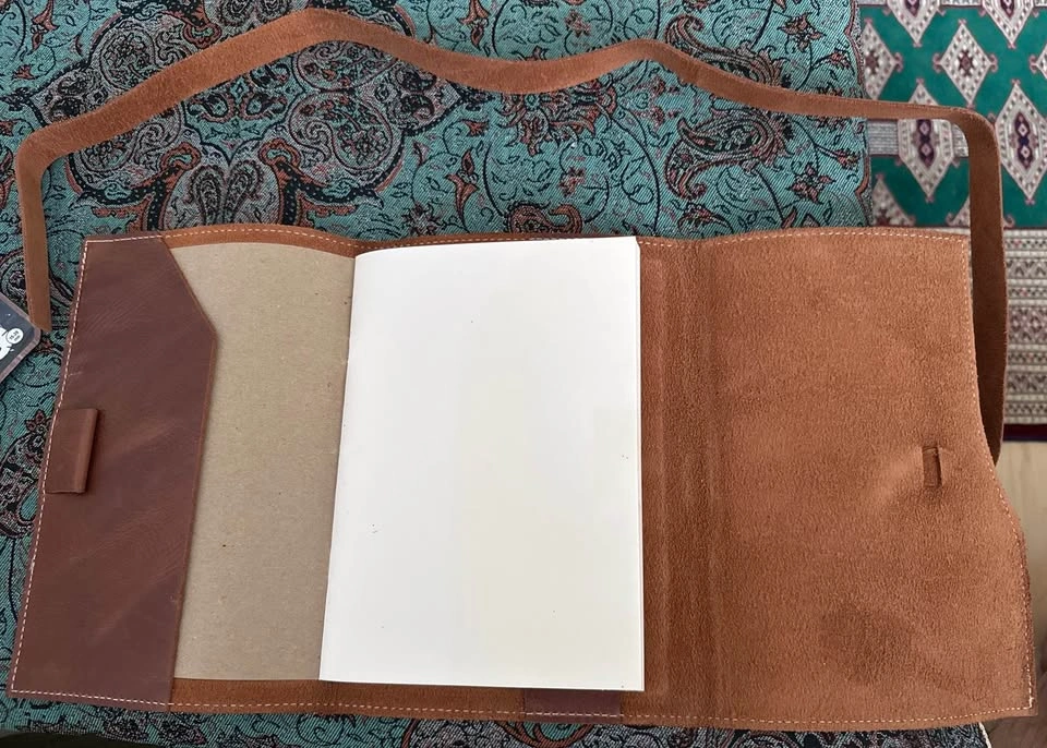 BRAND NEW Fortura / TREP Chestnut Leather Portfolio – Personaliz - photo 3