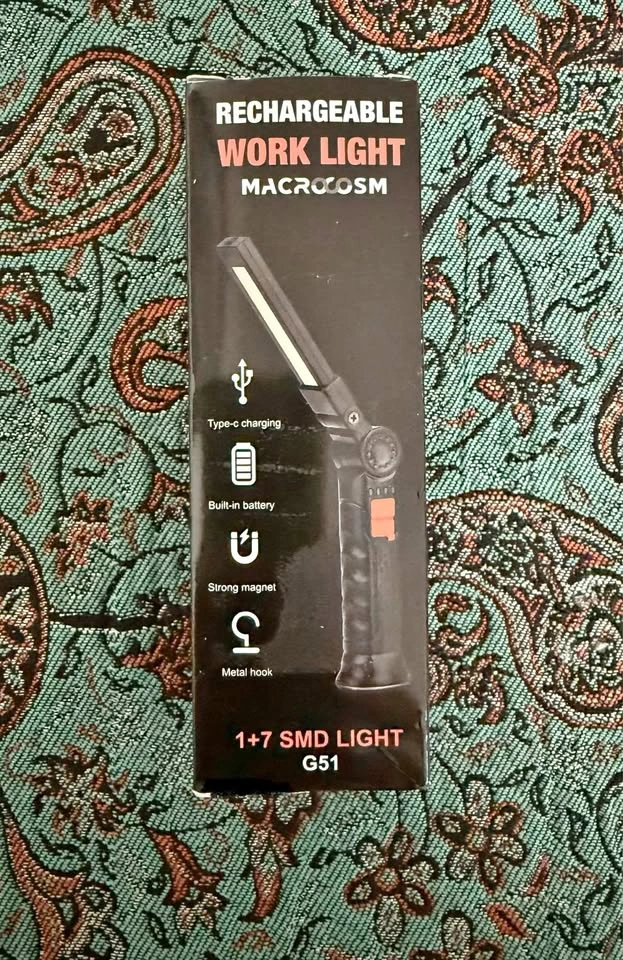 BRAND NEW Macrocosm Rechargeable Work Light G51