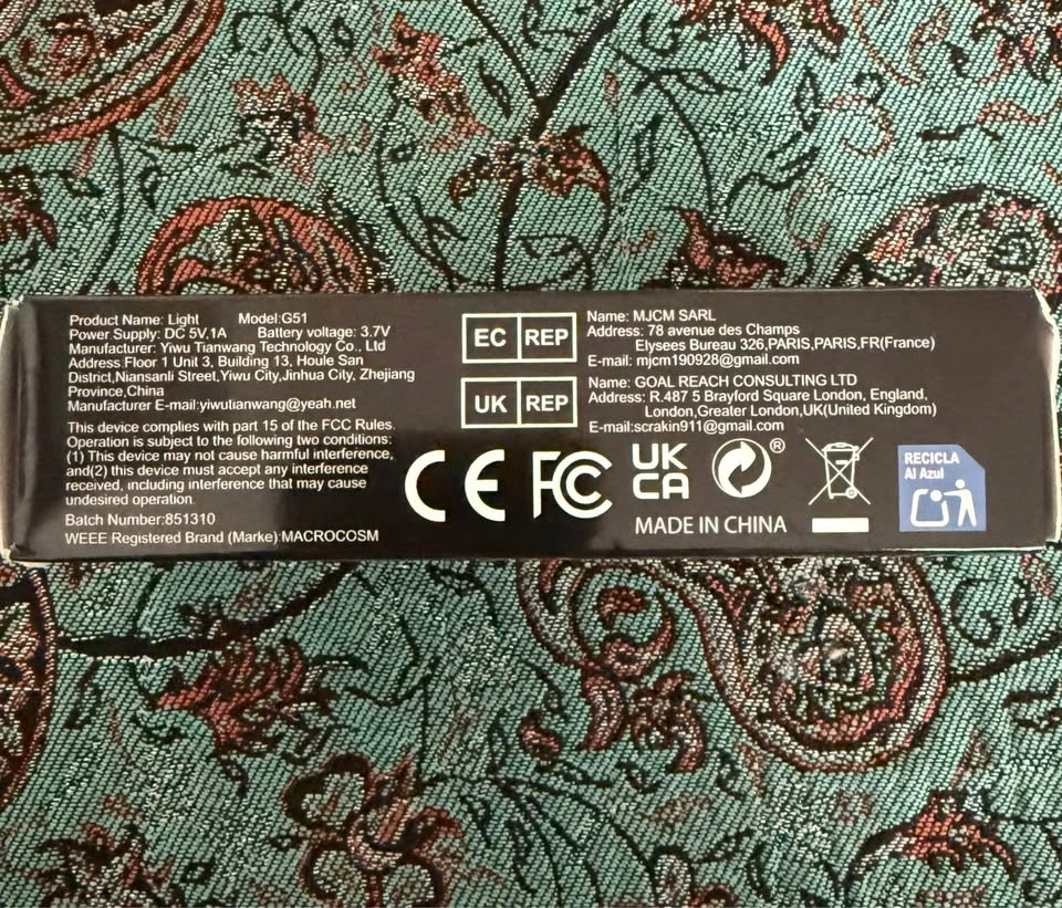 BRAND NEW Macrocosm Rechargeable Work Light G51 - photo 4