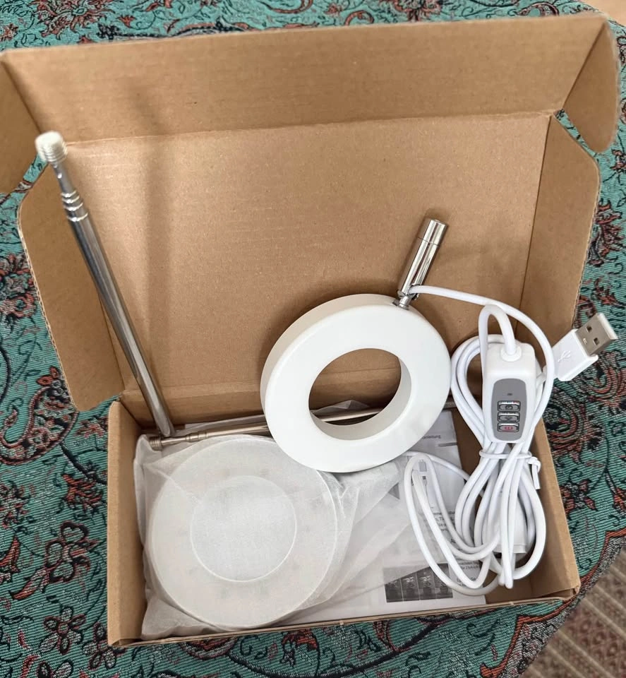2x USB LED Ring Lights with Gooseneck - photo 3