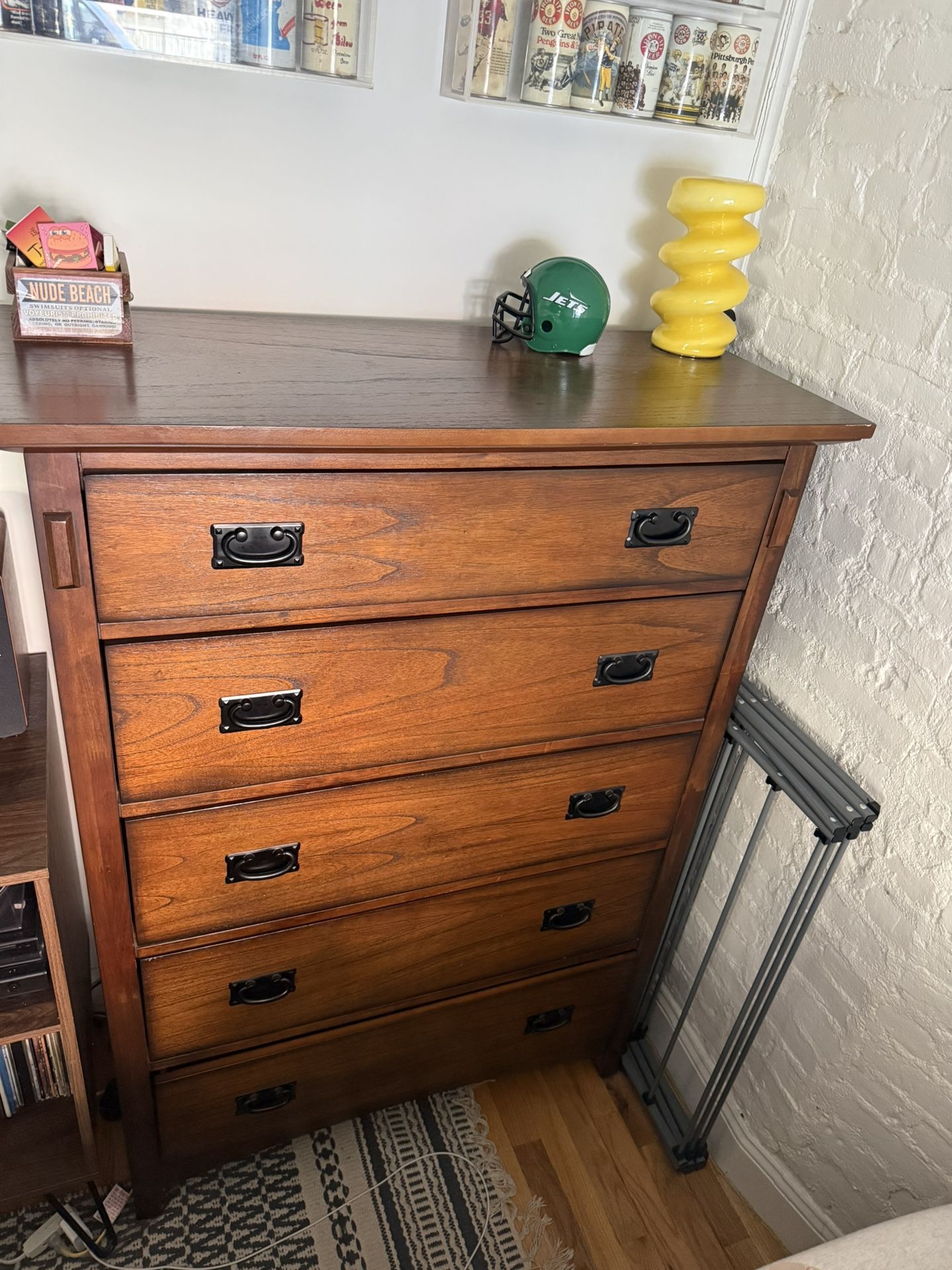 Brown Dresser - 39" W x 17.5" D x 54" H
