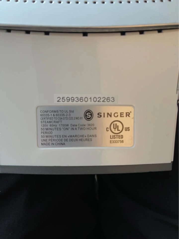 Singer SteamCraft Steam Iron - photo 5