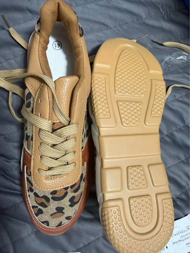 Ctreela Womens Casual Leopard Sneakers - photo 3