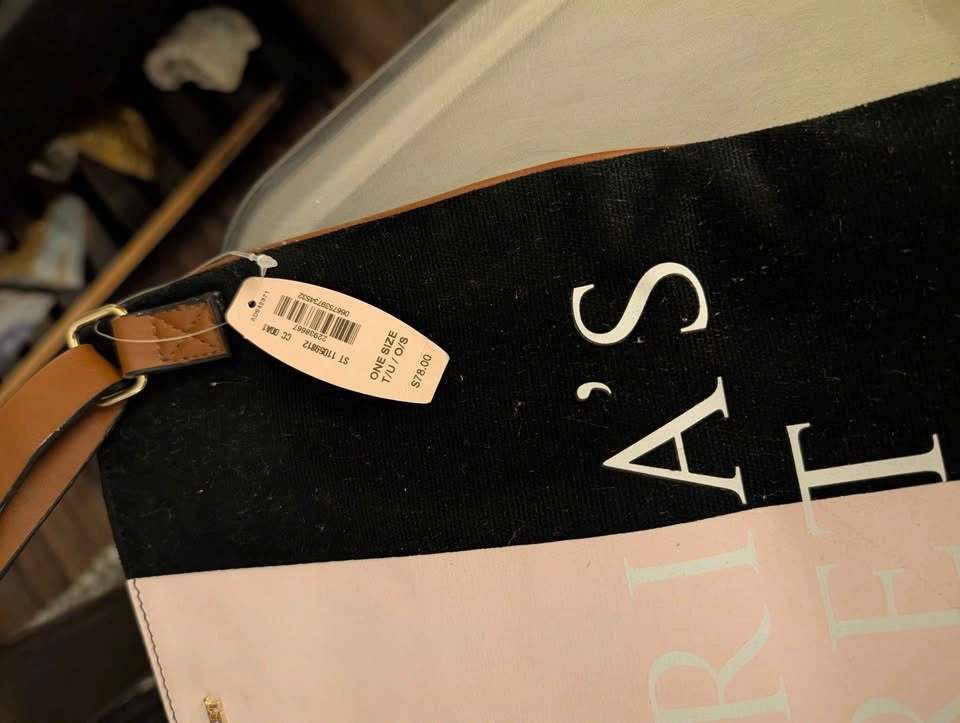 Victoria's Secret New Black Pink Crossbody Bag with Tag - photo 2