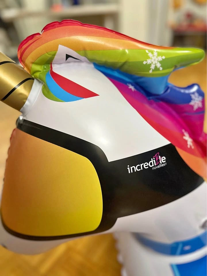 Snow Tube / Inflatable Snow Sled – Unicorn Design ❄️🦄