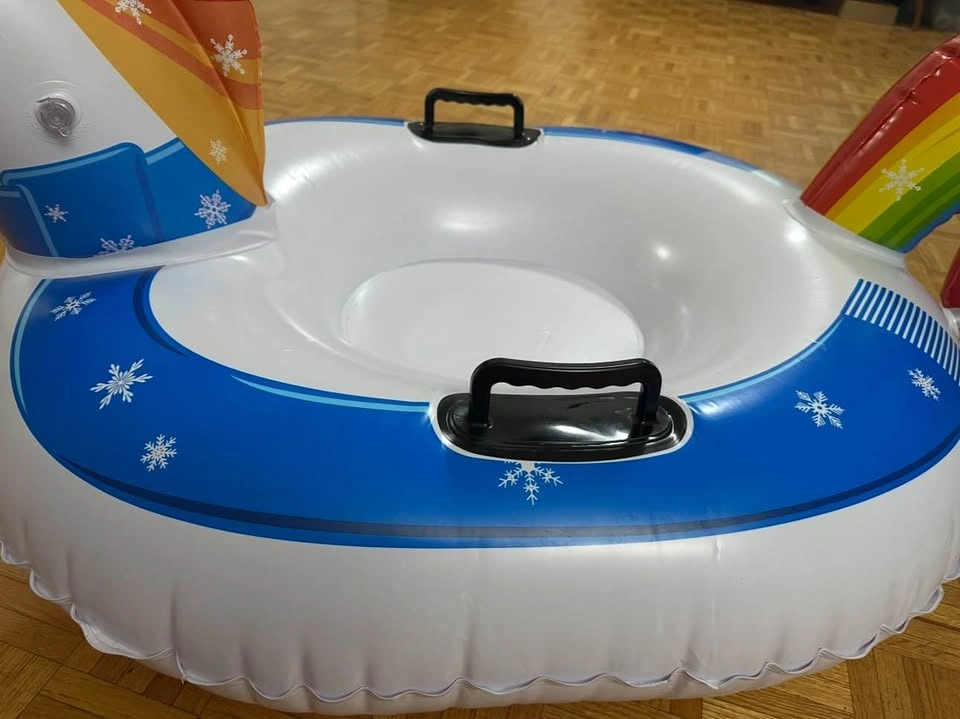 Snow Tube / Inflatable Snow Sled – Unicorn Design ❄️🦄 - photo 3