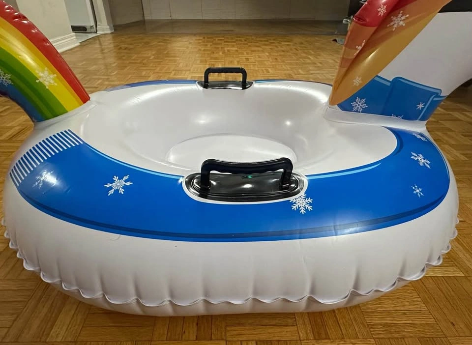 Snow Tube / Inflatable Snow Sled – Unicorn Design ❄️🦄 - photo 5