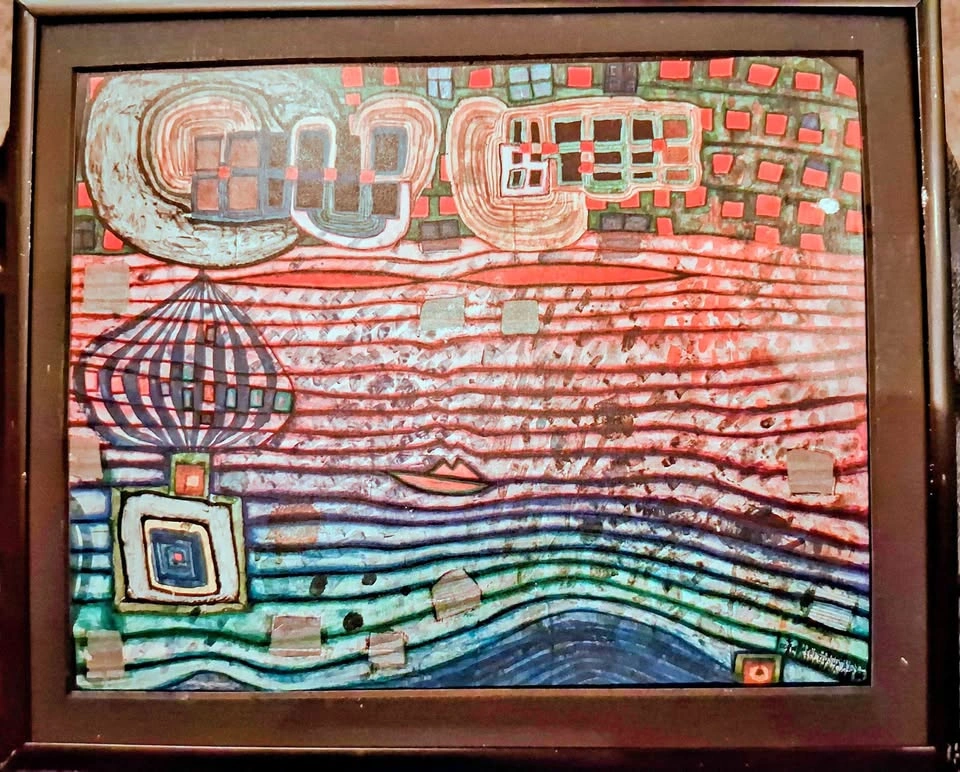 Wavelength by Austrian artist Friedensreich Hundertwasser